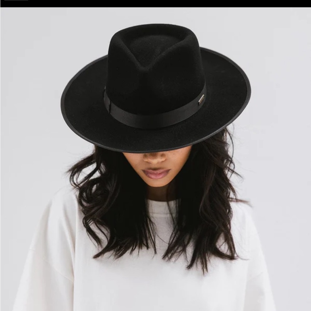 Gigi Pip black Monroe Rancher hat